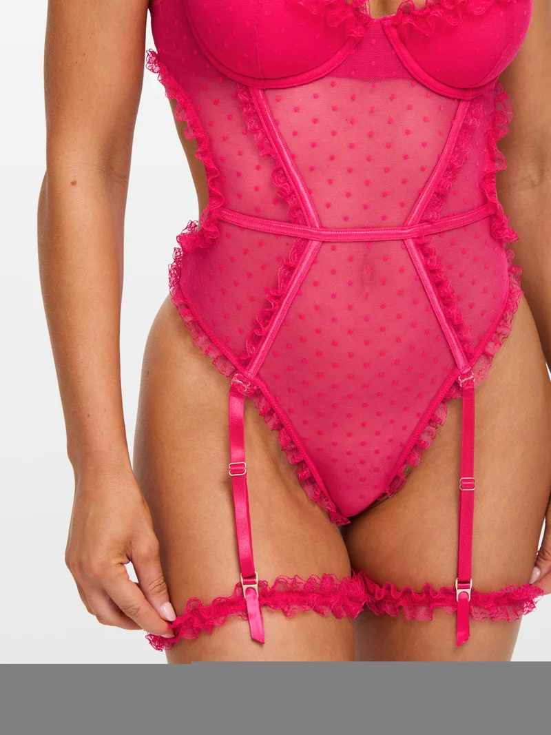 Ann Summers Pink Ann Summers Locked On Love gussetless Body for Women | Best Price UAE