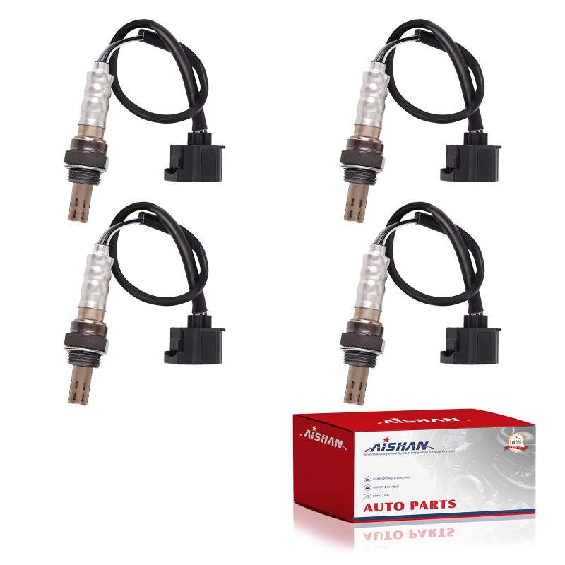 AISHAN 4PC O2 Oxygen Sensor UpstreamDownstream Compatible with Jeep Wrangler TJ Grand Cherokee Chrysler PT Cruiser Dodge Ram 1500 2500 3500 Van Dakota Durango 20012003 Replace 56028994AA 56041698AA - Image 2