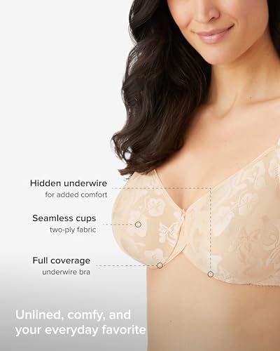 Wacoal Women's Awareness Unlined Underwire Full Coverage Bra, 85567 - Image 2