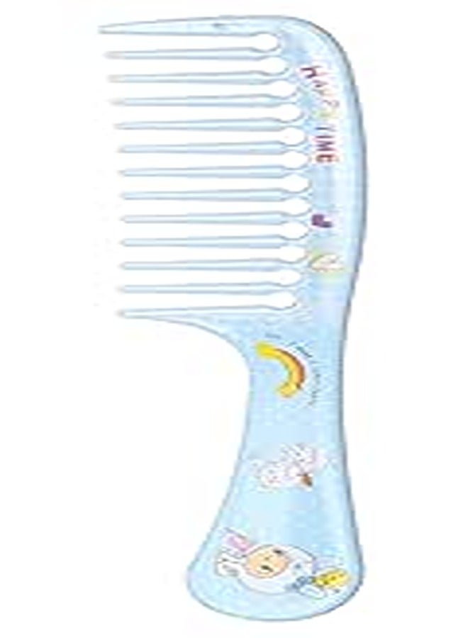 Happy Time Hair Comb - Light Blue-multi size