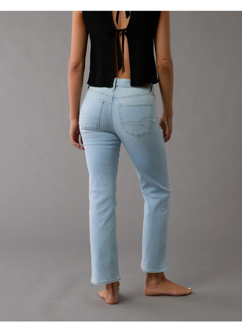 American Eagle AE Next Level High-Waisted Kick Bootcut Crop Jean