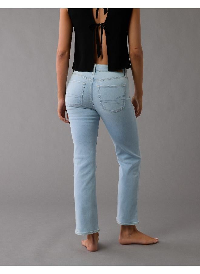 American Eagle AE Next Level High-Waisted Kick Bootcut Crop Jean - Image 4