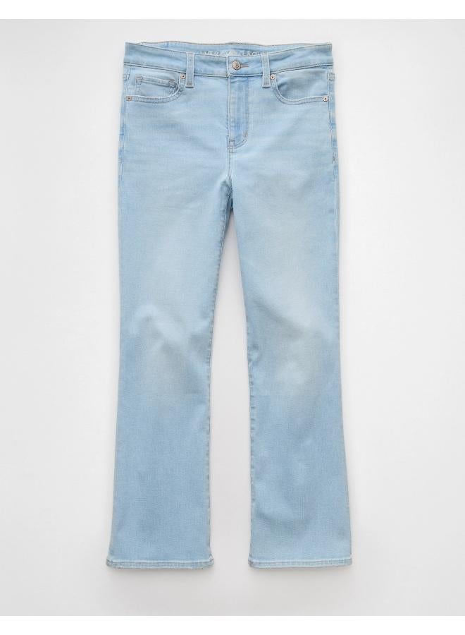 American Eagle AE Next Level High-Waisted Kick Bootcut Crop Jean - Image 3