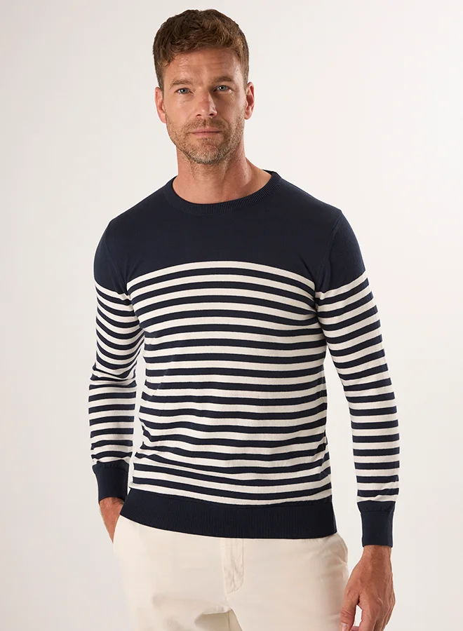 FELIX HARDY Crew Neck Basic Pullover