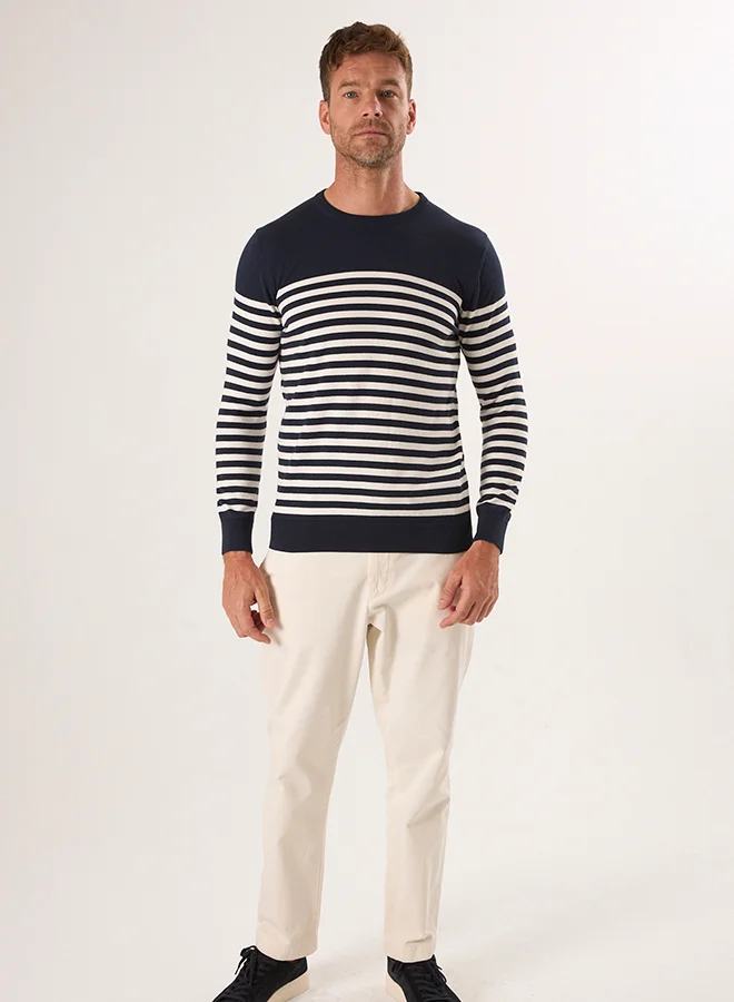 FELIX HARDY Crew Neck Basic Pullover