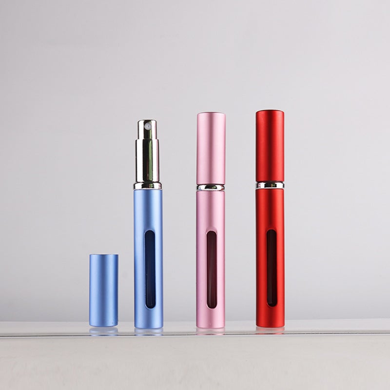 5Ml Small Window Perfume Refill Bottle, Anodized Aluminum Shell Cosmetic Spray Bottle, Visual Window Aluminum Spray Bottle - Image 3