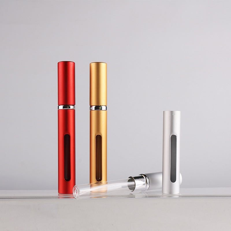5Ml Small Window Perfume Refill Bottle, Anodized Aluminum Shell Cosmetic Spray Bottle, Visual Window Aluminum Spray Bottle - Image 5
