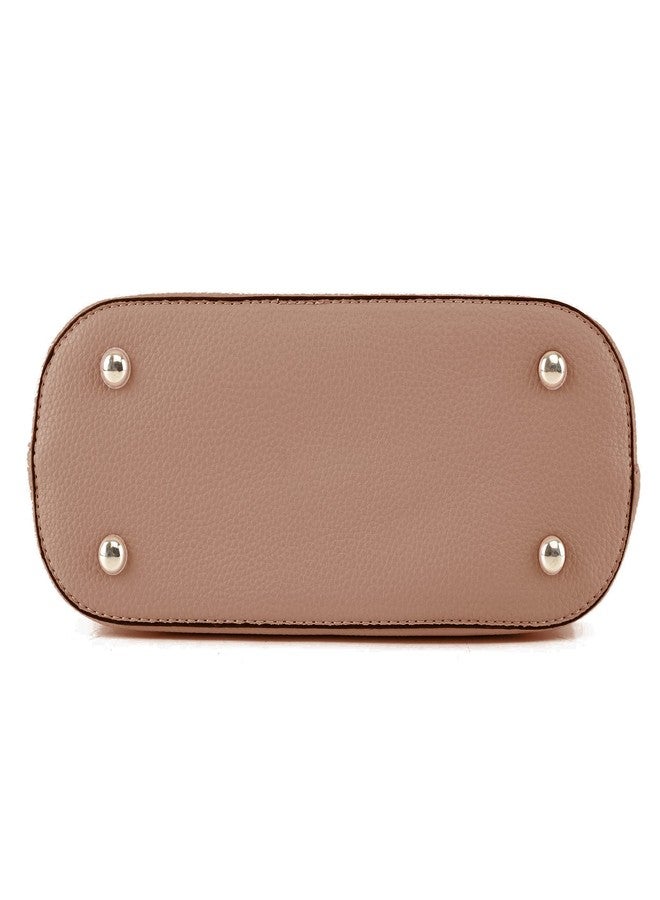 SG SUGU Lightweight Medium Dome Crossbody Bag with Tassel | Zipper Pocket | Adjustable Strap - Image 4