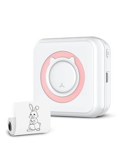 Mini Pocket Sticker Printer, SYOSI Bluetooth Wireless Portable Mobile Printer Machine Thermal for Notes, Memo, Photo, Label Receipt Compatible with iOS & Android