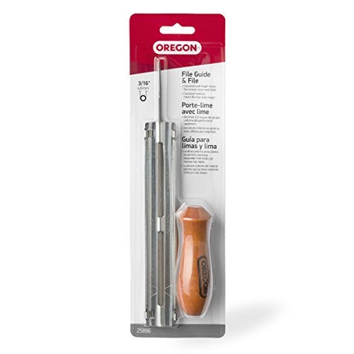 Oregon 25896 3/16 inch Chainsaw File Guide with File,Grey - Image 1