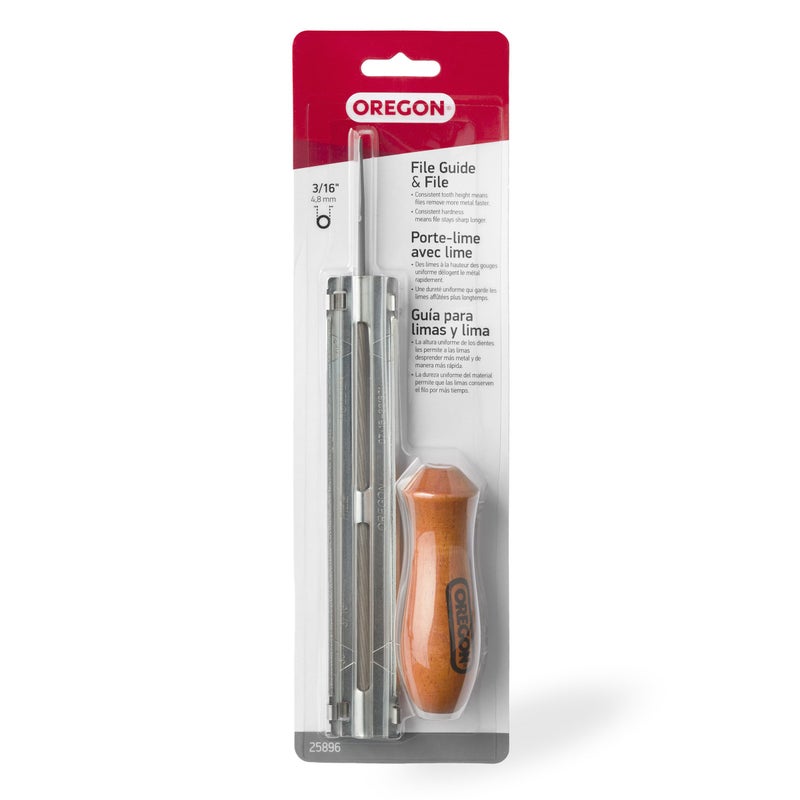 Oregon 25896 3/16 inch Chainsaw File Guide with File,Grey - Image 4