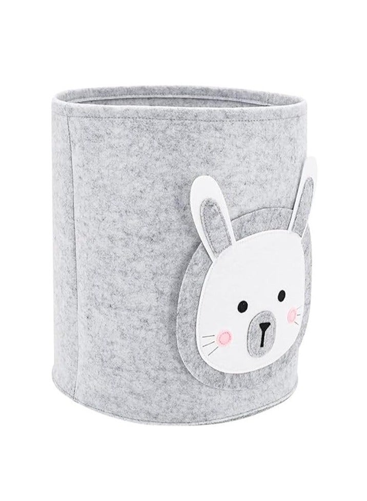 سبيس شوب باسكت تخزين بأشكال حيوانات | حقيبة تخزين سميكة مصنوعة يدويًا لملابس الأطفال - Image 1