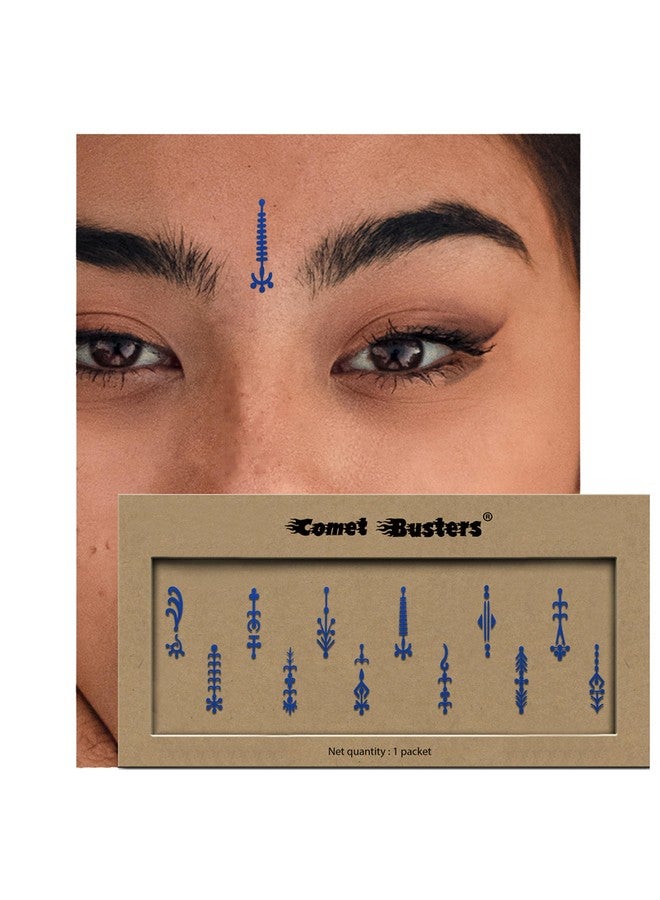 Comet Busters Long Fancy Blue Bindi (BIN705) - Image 5