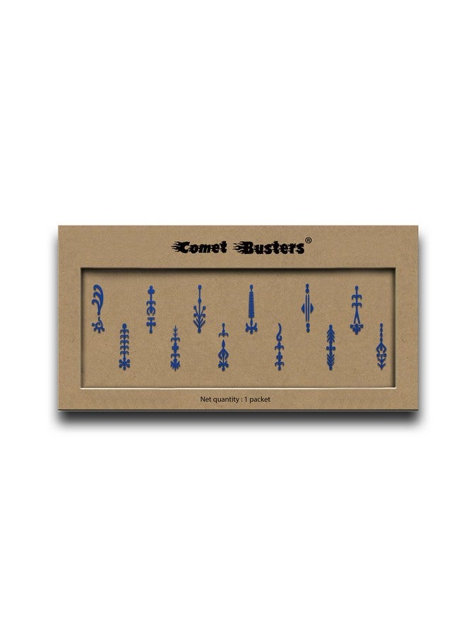 Comet Busters Long Fancy Blue Bindi (BIN705) - Image 4