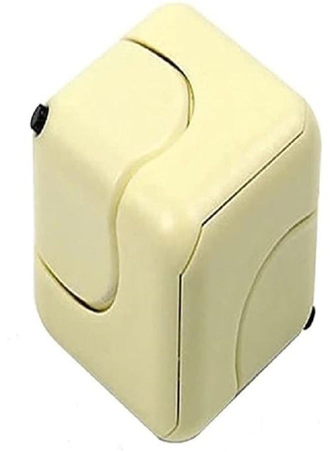 Magic Cube Hand Spinner Whirlwind Square Finger Gyro EDC Decompression Toys Yellow