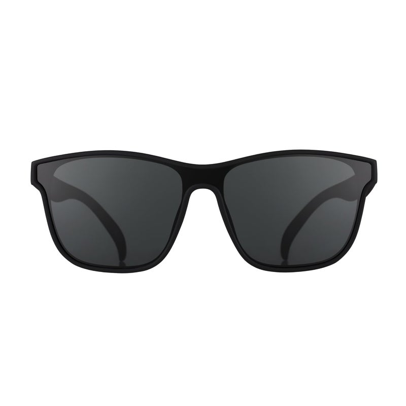 goodr The Future is Void Sunglasses Polarized Sunglasses, Medium Sized (VRG), Black Solid Frames with Black Non-Reflective Glare Reducing Lenses, UV400 Protection, No Slip, No Bounce - Image 2