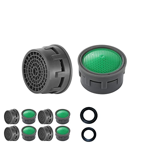 JQK Faucet Areator, 4.75 GPM Insert Aerators 10 Pack Replacement Parts Only Work for Bathroom Sink Faucets, FAG-P10 - Image 1