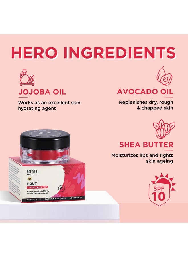 إن صبغة بيوتي بوت للشفاه والخد وظلال العيون مع عامل حماية من الشمس 10 مع جودة زيت الجوجوبا والأفوكادو، أحمر خدود طبيعي للنساء، يدوم طويلاً، خالٍ من كبريتات الصوديوم والبارابين - وردي باشن، 5 جم - Image 3