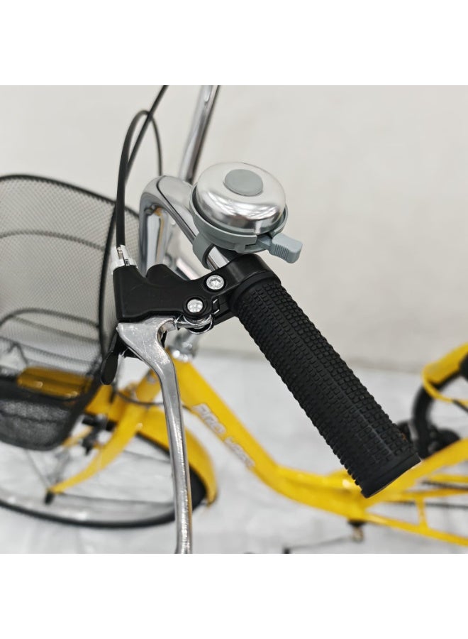 PROYARD 3TYERS  aluminum bike 26 INCH YELLOW color . - Image 5