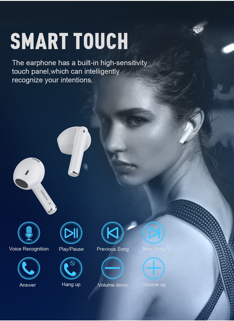 ZIPFORCE True Wireless Earbuds, In-Ear Bluetooth 5.3 Headphones 4-Mics ENC Clear Call, Bluetooth Earbuds Touch Control, IPX6 Waterproof TWS, Light-Weight Earphones - pzsku/Z6553205E46BD3E0C8C86Z/45/_/1700750133/007e52e4-5371-48a1-8952-d082d91a7799