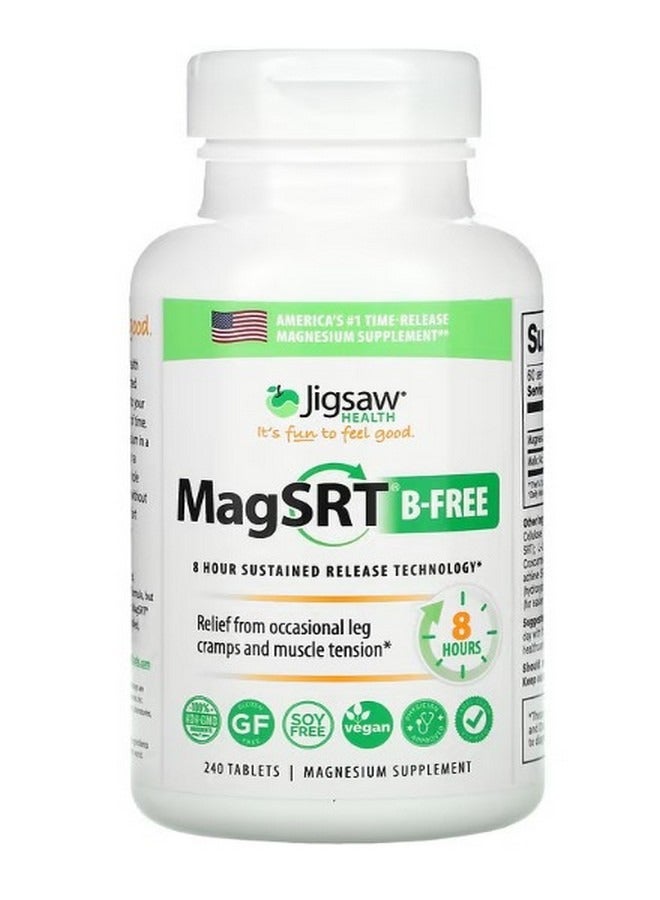 جيغسو هيلث MagSRT B Free Time Release Magnesium 240 Tablets - Image 1