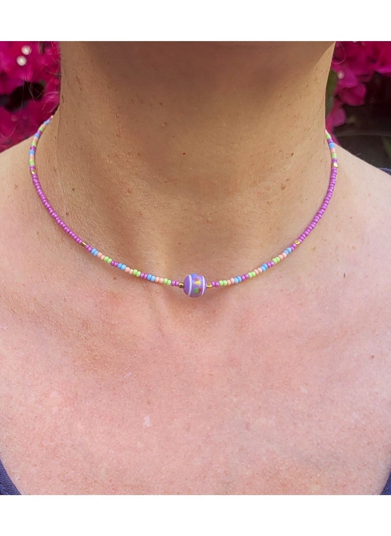 Alwan Beaded Choker Necklace  - Image 3