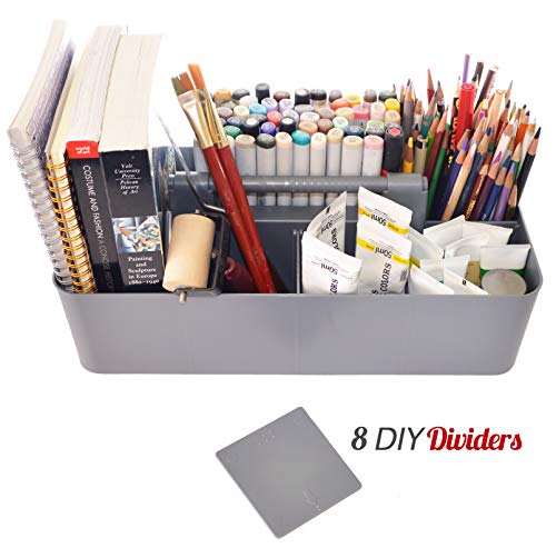 Enjoy Organizer -Large Carry Caddy Bin Basket Portable Office Desk Storage DIY- MADE IN USA (Orion Gray) - Image 2