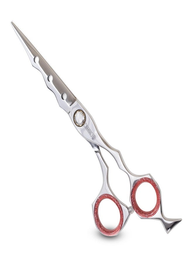 DANIAL 6.5" Professional Barber Scissors - High Carbon 420C Stainless Steel Hair Cutting Scissors for Men and Women - Salon, Parlour Accessories - Ideal for Beard, Moustache, and Nose Trimming (1012) - Image 1