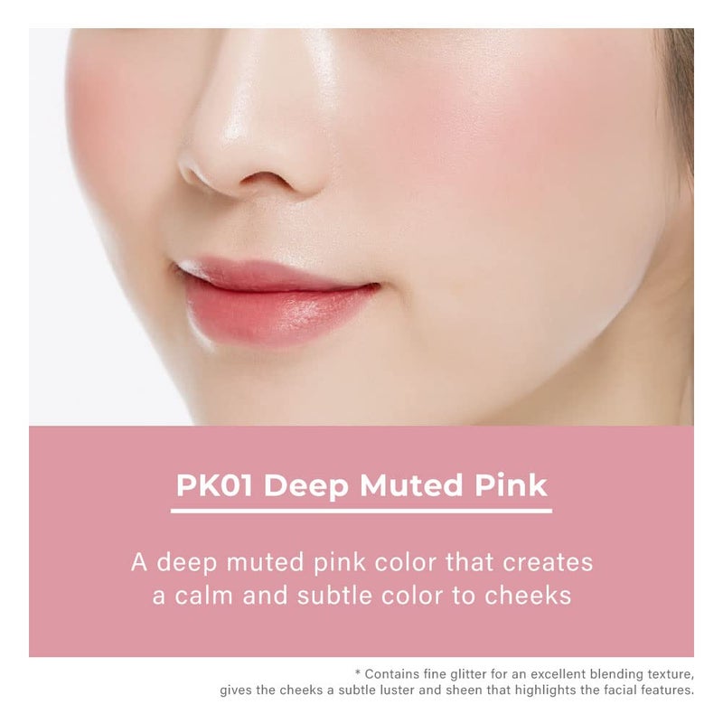 A'PIEU Juicy-Pang Jelly Blusher [PK01] â€“ Soft Touch Blush for Cheek with Combined Cream & Powder Texture for Natural Dewy-Finish, No Fall-Out. 0.17 oz - Image 2