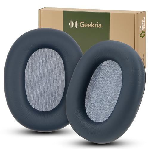Geekria Replacement Ear Pads for Sony WH1000XM6 Wireless Noise Canceling Headphones Ear Cushions Repair Parts Blue - Image 1
