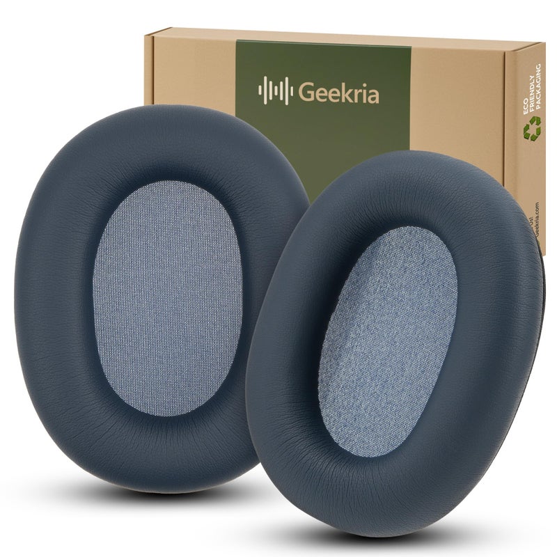 Geekria Replacement Ear Pads for Sony WH1000XM6 Wireless Noise Canceling Headphones Ear Cushions Repair Parts Blue - Image 2