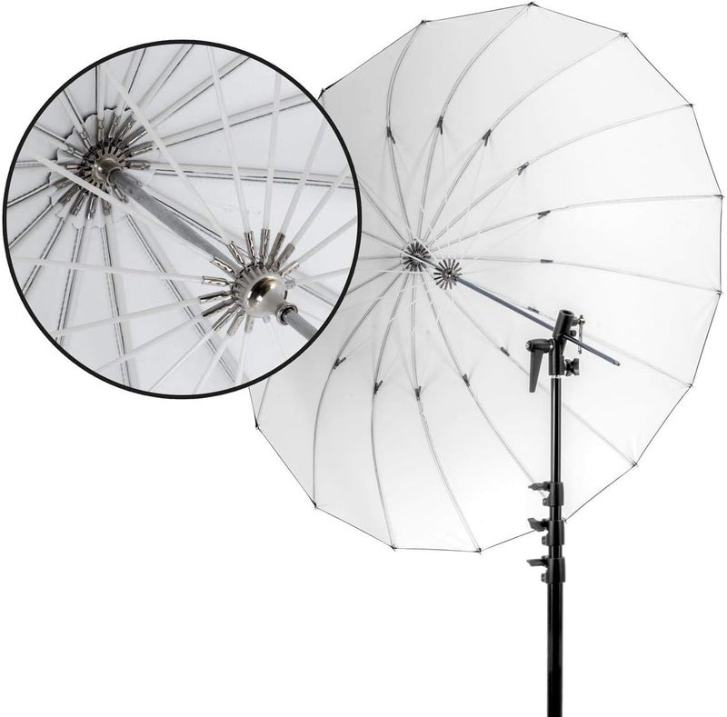 Glow Easy Lock Medium Deep White Fiberglass Umbrella (41") - Image 5