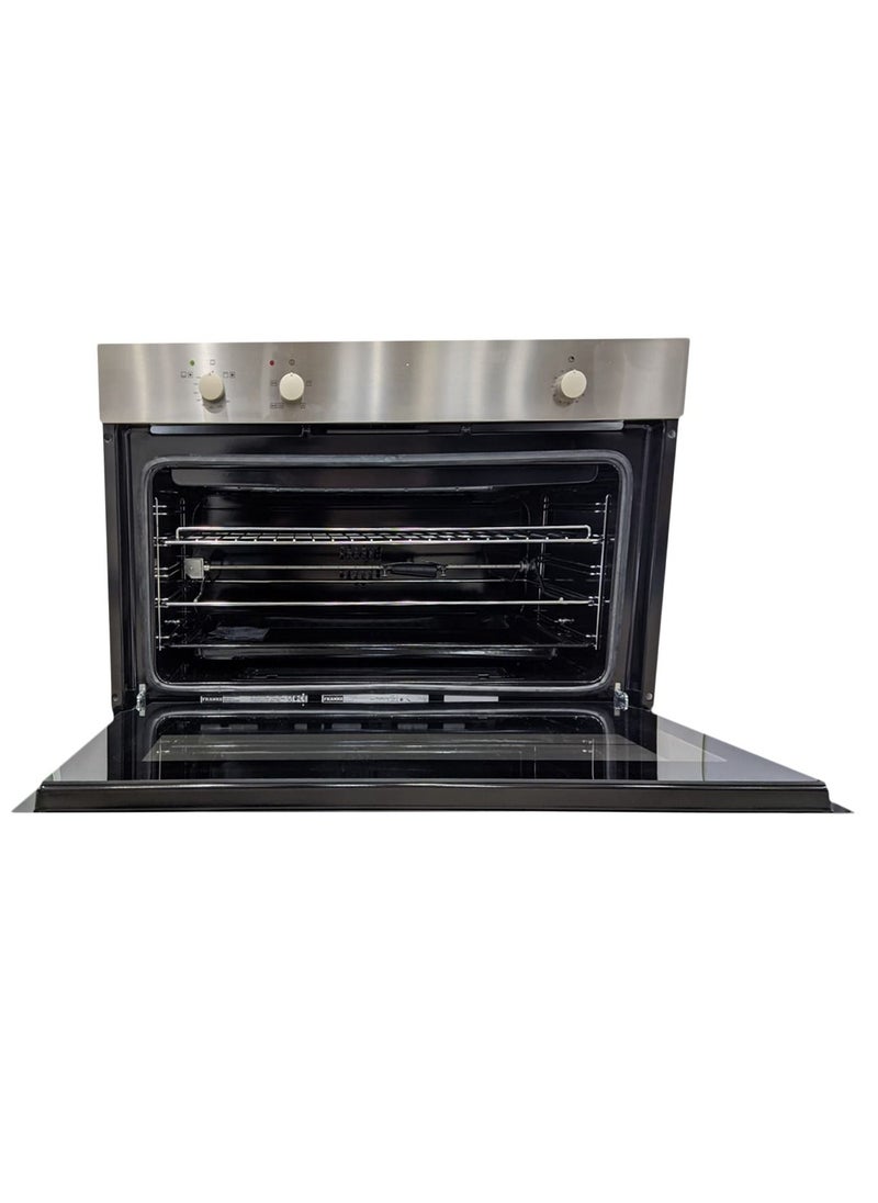 franke Built-in Gas Oven 90 cm Stainless Steel Gas Grill 97 Litres ITALIAN Cooking and Cooling Fan Timer Mechanical Control 116.0634.156  - Image 2
