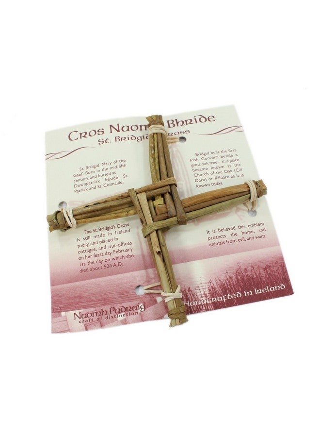 Biddy Murphy St. Brigid’s Cross Hanging 6" x 6" x 3/4" Made in Ireland - Image 1