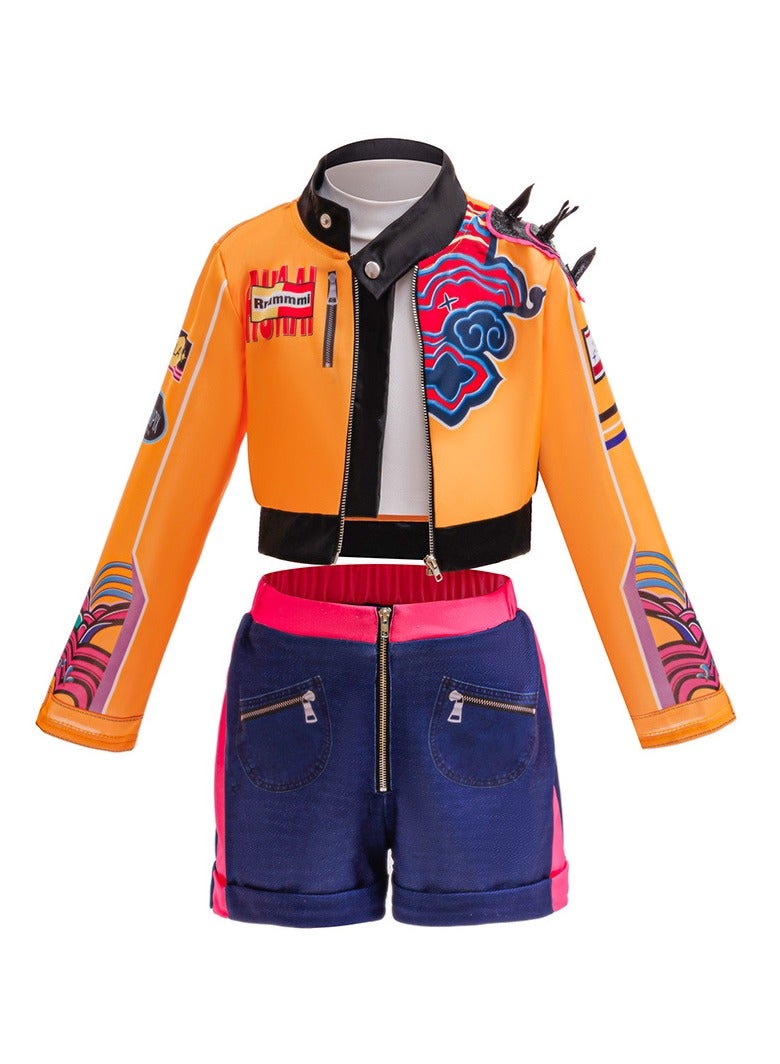 general K-POP: Demon Hunting Girl Group Lumi Cosplay Costume Exquisitely Recreates the Character's Stage Outfit - Image 2