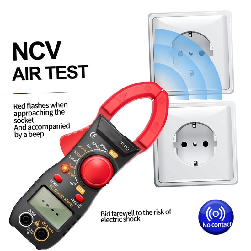 Digital Clamp Meter AC DC Current Tester Portable Multimeter for Electrical Maintenance - Image 5