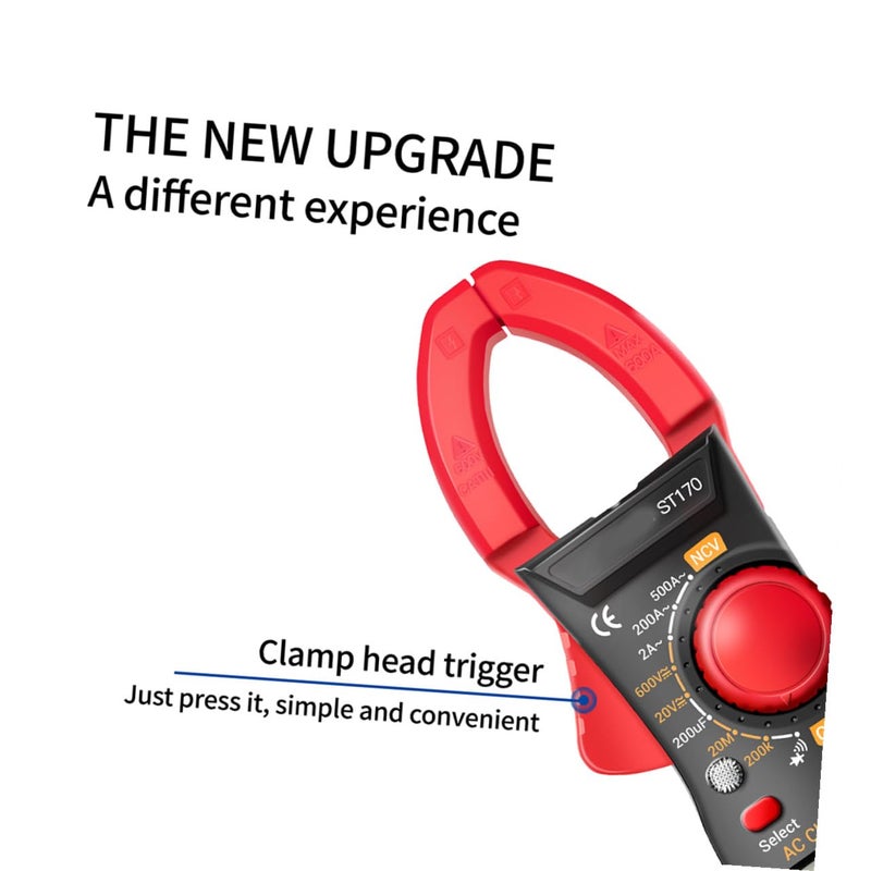 Digital Clamp Meter AC DC Current Tester Portable Multimeter for Electrical Maintenance - Image 4