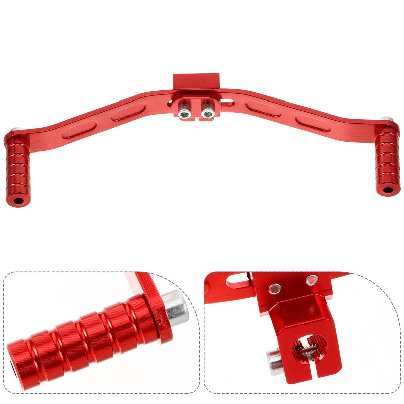 Red CNC Aluminum Motorcycle Gear Shifter Lever Compatible with Pit Bike Motorbike - Image 3