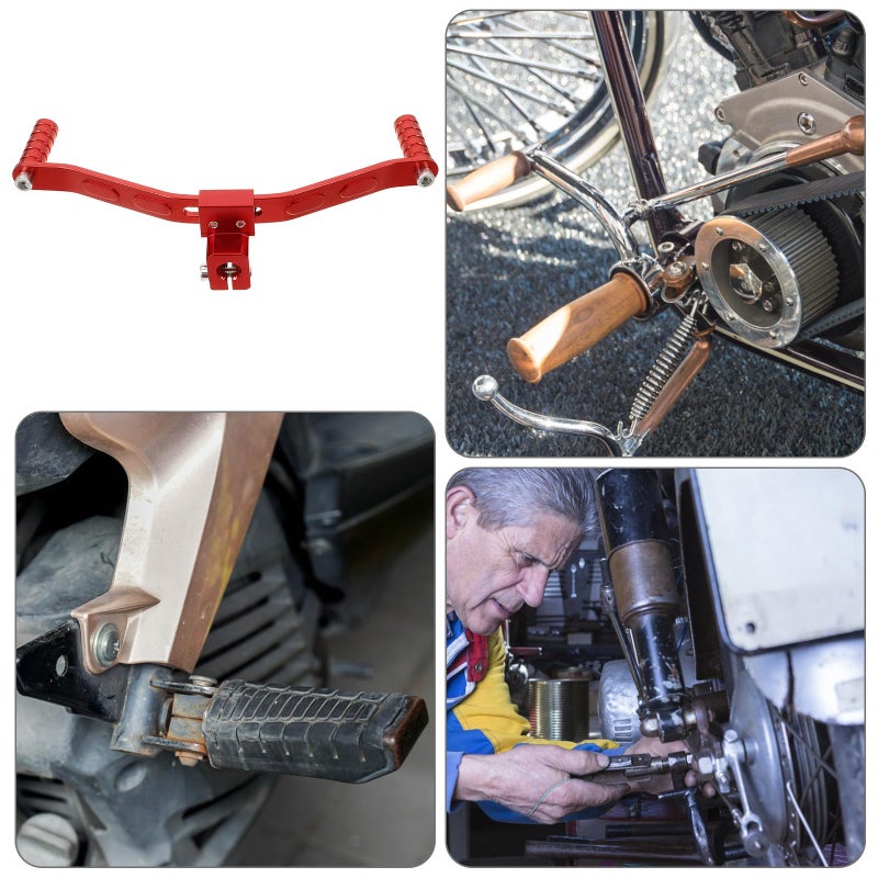 Red CNC Aluminum Motorcycle Gear Shifter Lever Compatible with Pit Bike Motorbike - Image 4
