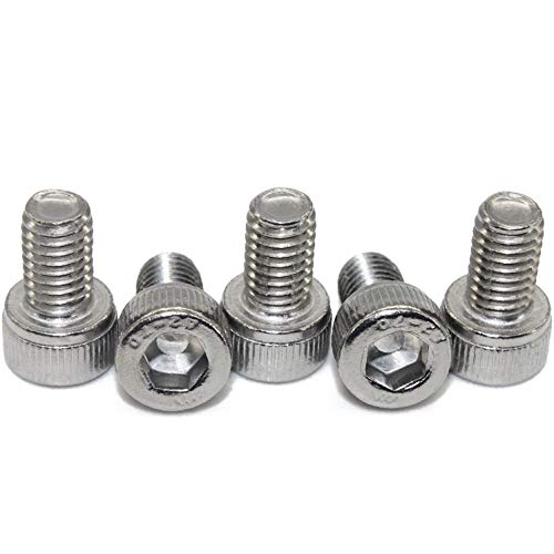 Fullerkreg m3 x 8mm Socket Head Cap Screws, Allen Socket Drive, Din 912, AISI 304 Stainless Steel (18-8), Full Thread, Bright Finish, Machine Thread, Quantity 100 - Image 4