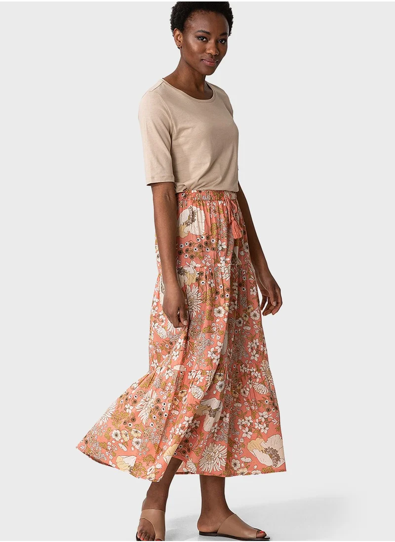 INDISKA Printed Maxi Skirt