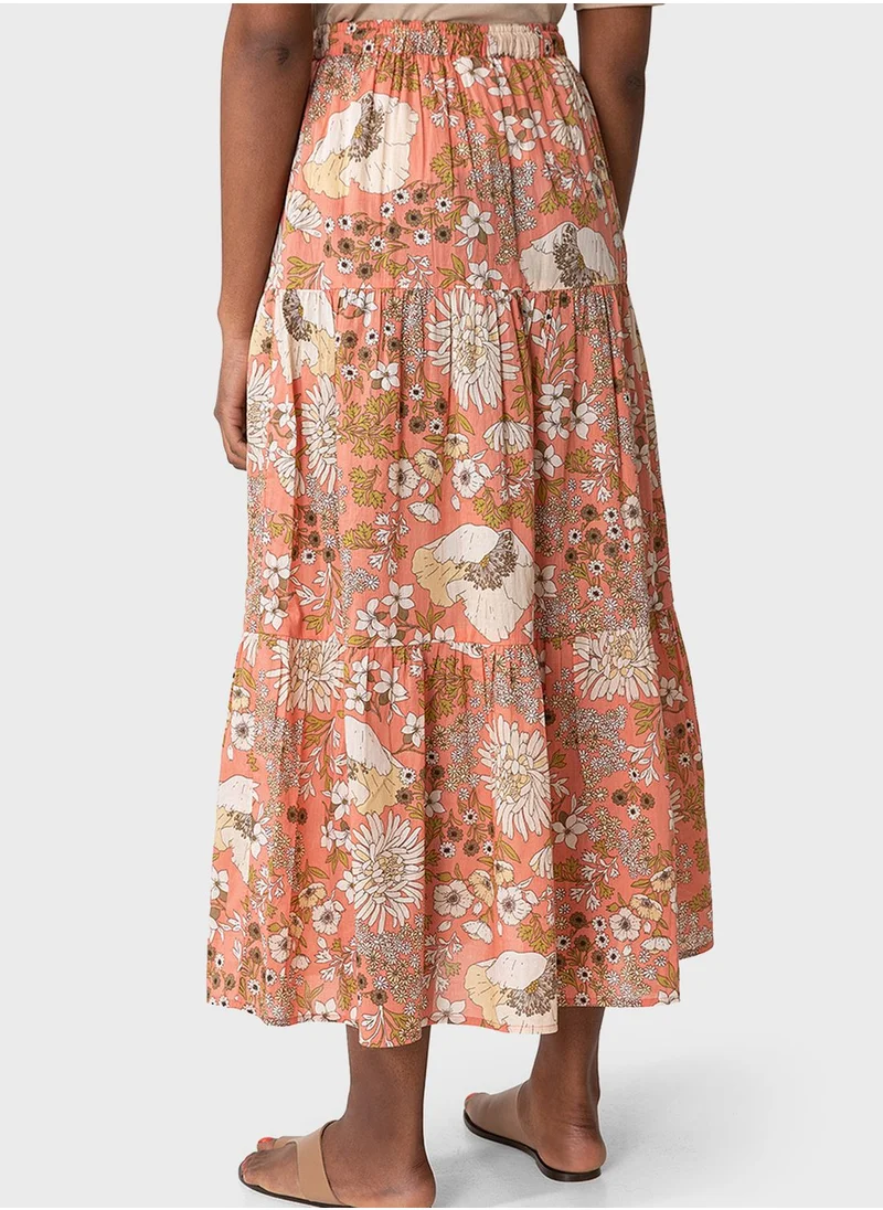 INDISKA Printed Maxi Skirt