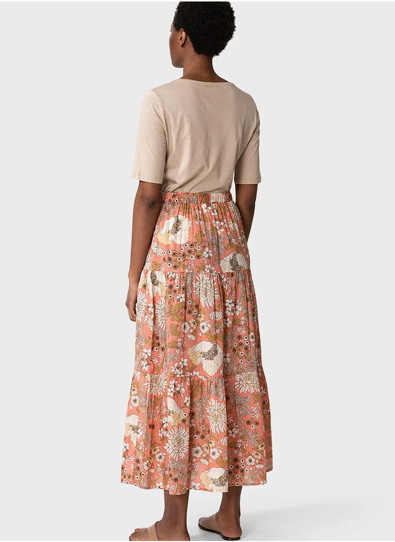 INDISKA Printed Maxi Skirt