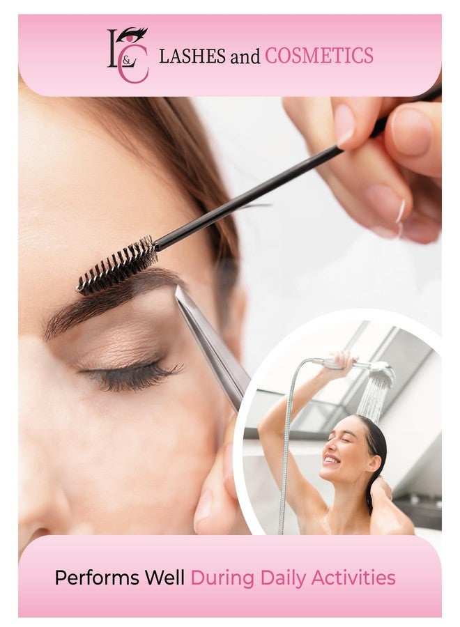 KC Republic Eyebrow Extensions Kit with 1 x Trays of Mink Eyebrows in Blonde/Light Brown Comes on Mixed Length Trays 5-8 Mm Mix, Eyebrow Extension Glue Clear & Extension Tweezers by Kc Republic - Image 3