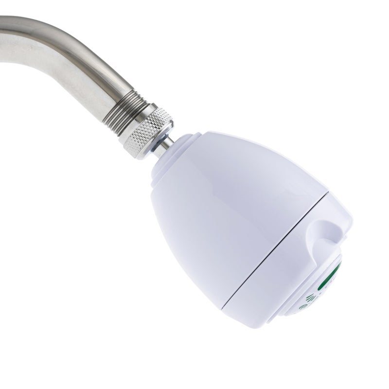 Niagara Conservation N2915N Earth Spa 3Spray with 15 GPM 27in Wall Mount Adjustable Fixed Shower Head in White 1Pack Bathroom Shower Head Sprayer with Pressure Compensation Technology