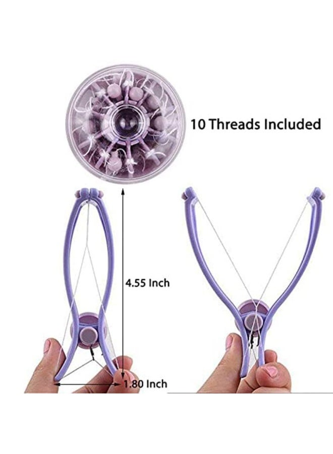 🪒Eyebrow, Face and Body Hair Remover for Women Eyebrow, Face and Body Hair Removal System Kit with Eyebrow Tweezers, Threading Hair Remover for Women - Image 3