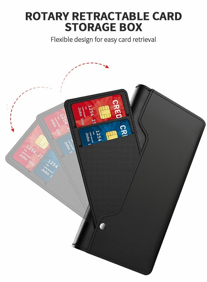 GROIC Compatible with OnePlus 10 Pro 6.7 Inches Wallet Case Leather Flip Cover Card Holder Stand Rotatable Card Clip Phone Cases  - Image 2