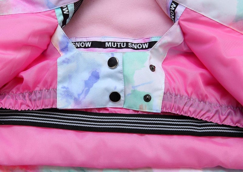 SEARIPE Girls Ski Jacket and Pant Set Winter Warm Snowsuits Kids Toddler Waterproof Outdoor Ski Suit(05SC+Pink-14) - Image 5