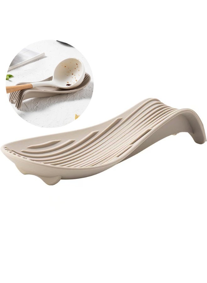 1 قطعة حامل ملاعق الحساء، ملعقة واحدة، صينية تخزين، أطباق المطبخ متعددة الوظائف، أدوات المائدة، أدوات المطبخ، ملحقات المطبخ للمطاعم - Image 1