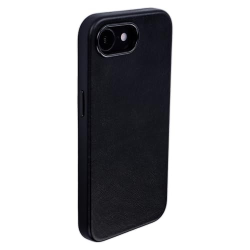 Dockem Genuine Leather Case for iPhone 17e iPhone 16e Compatible with MagSafe MSGL Black - Image 1
